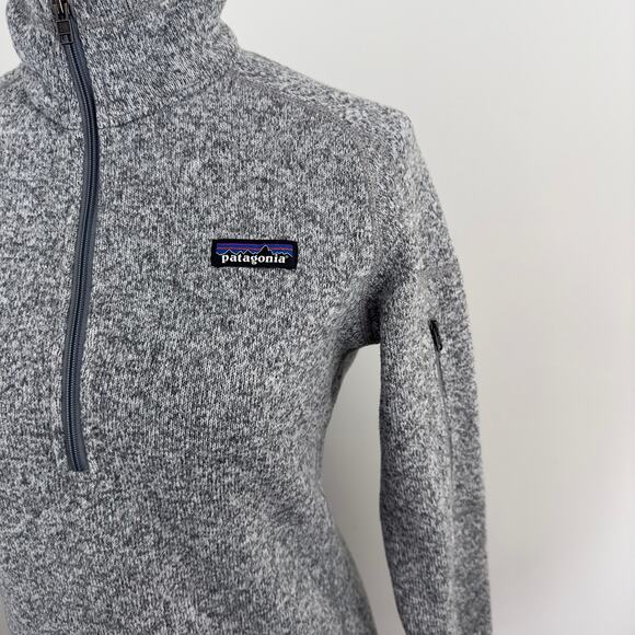 Patagonia Better Sweater 1/4-zip fleece gray pullover - Picture 5 of 11